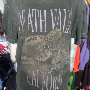 Abercrombie & Fitch Green and Purple Reptile Tee